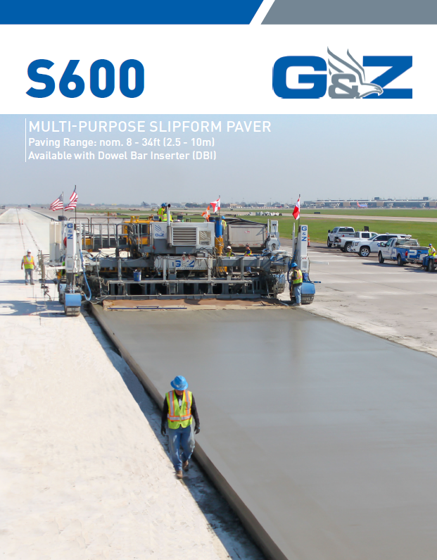 S850SL Slipform Paver Brochure