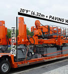 Transporting the S600 Multi-Purpose Slipform Paver